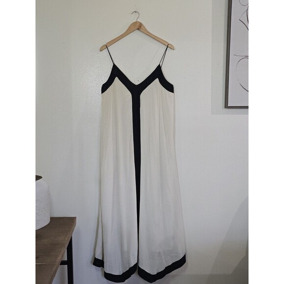 COMMENSE Sicily Old Money Aesthetic Maxi Slip Dress Womens Size Large - Picture 9 of 9